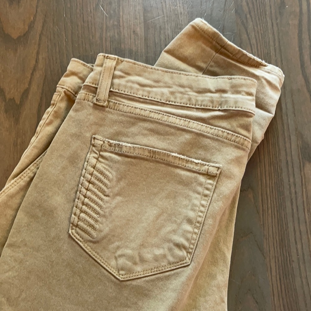 Paige Kenya Khaki Skinny Jeans